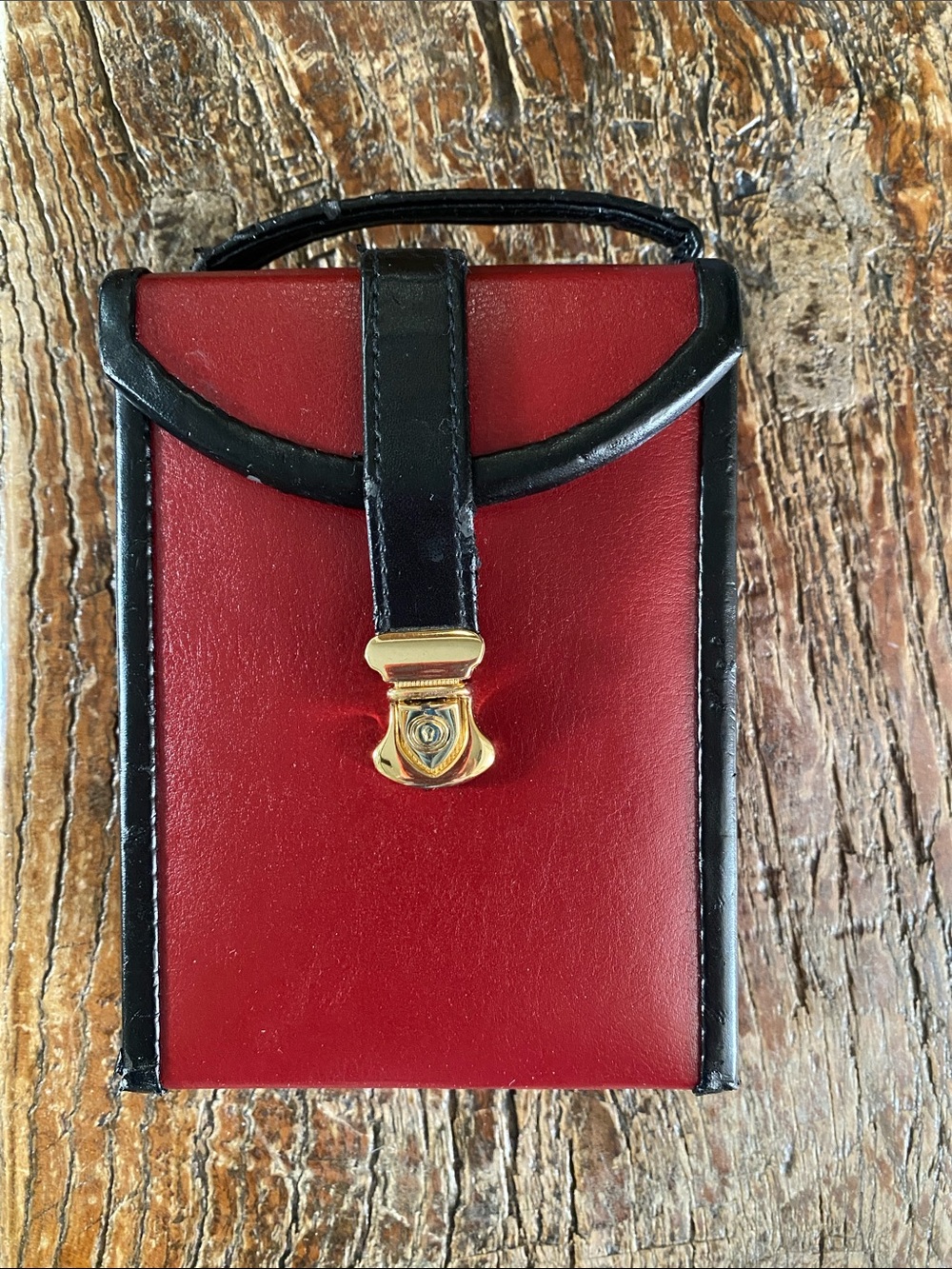 ♥️Vintage🖤DePalma Leather Travel Jewelry Case - Picture 5 of 14